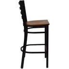 Flash Furniture Ladder Back Metal Restaurant Barstool
