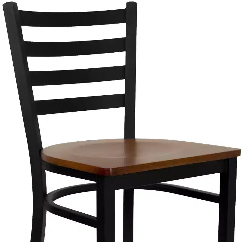 Flash Furniture Ladder Back Metal Restaurant Barstool