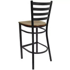 Flash Furniture Ladder Back Metal Restaurant Barstool