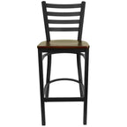 Flash Furniture Ladder Back Metal Restaurant Barstool