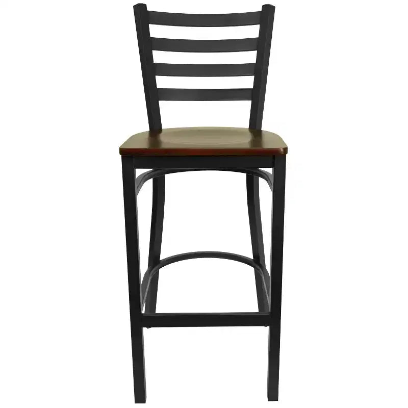 Flash Furniture Ladder Back Metal Restaurant Barstool
