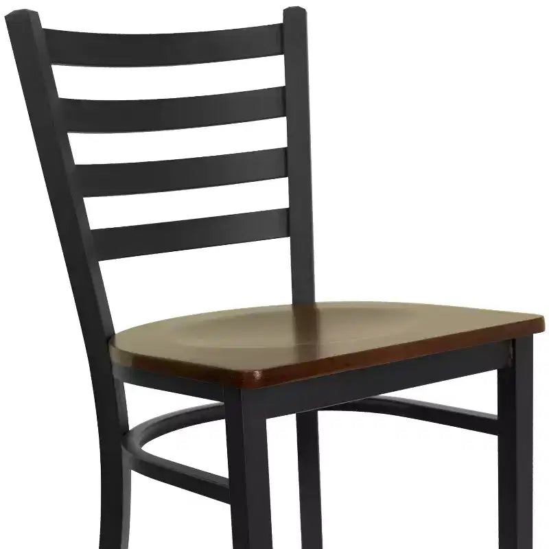 Flash Furniture Ladder Back Metal Restaurant Barstool