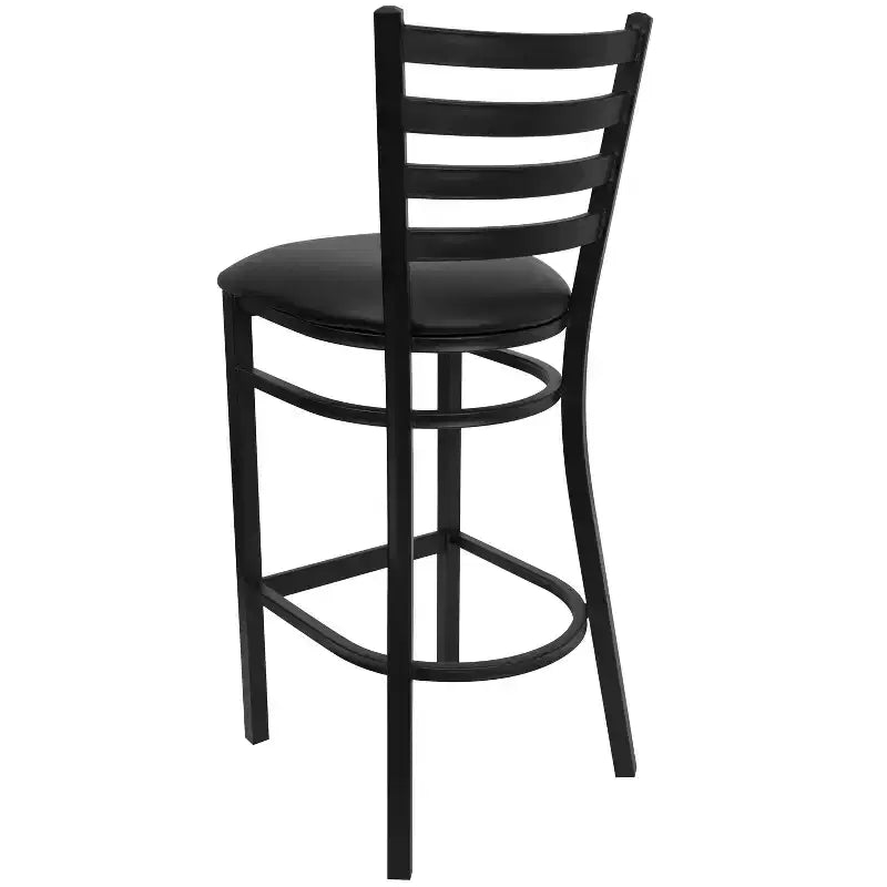 Flash Furniture Ladder Back Metal Restaurant Barstool