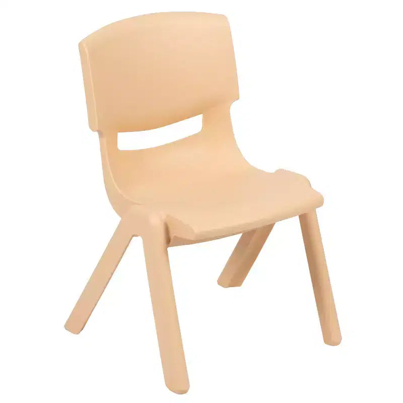 Flash Furniture 33 Round Plastic Height Adjustable Activity Table Set with 4 Chairs