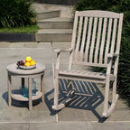 Sonoma Lane Channing Teak Outdoor Rocking Chair