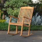 Sonoma Lane Channing Teak Outdoor Rocking Chair