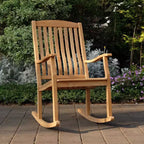 Sonoma Lane Channing Teak Outdoor Rocking Chair
