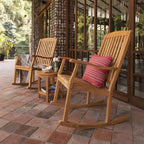 Sonoma Lane Channing Teak Outdoor Rocking Chair