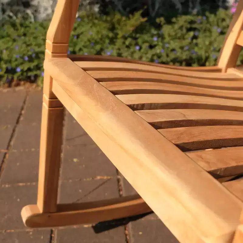 Sonoma Lane Channing Teak Outdoor Rocking Chair
