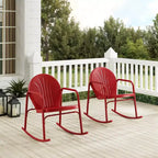 Griffith Set of 2 Metal Rocking Chairs - Crosley