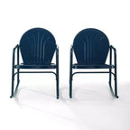 Griffith Set of 2 Metal Rocking Chairs - Crosley