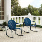 Griffith Set of 2 Metal Rocking Chairs - Crosley
