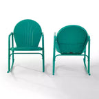 Griffith Set of 2 Metal Rocking Chairs - Crosley