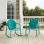 Griffith Set of 2 Metal Rocking Chairs - Crosley