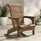 Teal Island Designs Kenneth Natural Wood Adirondack Chair