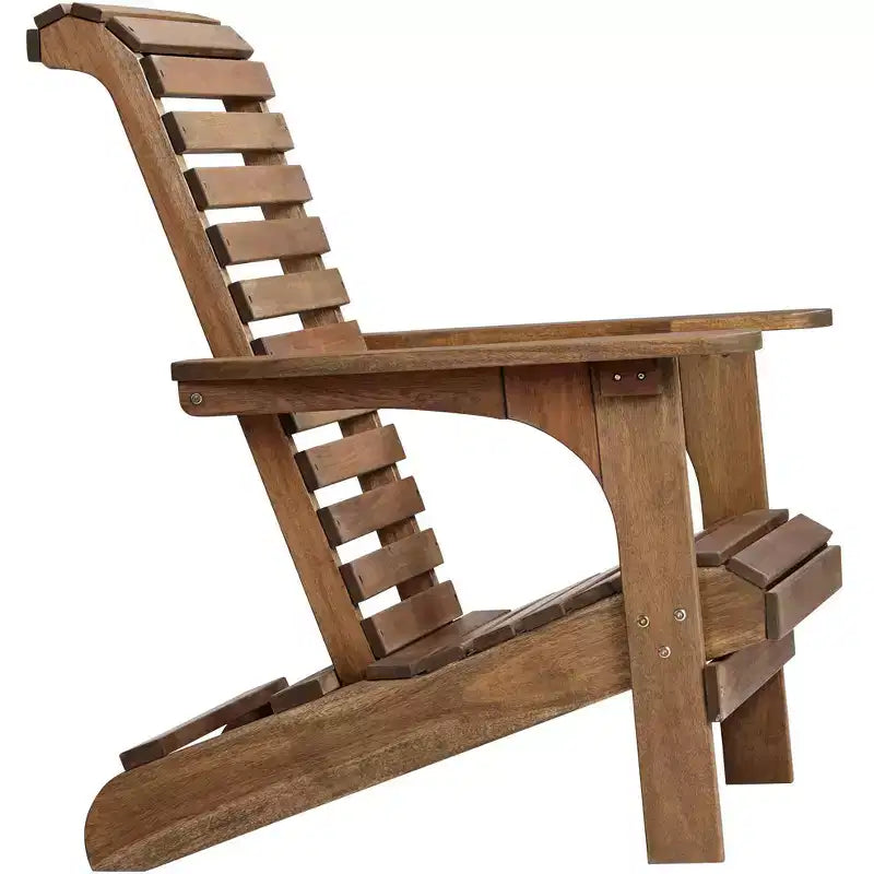 Teal Island Designs Kenneth Natural Wood Adirondack Chair