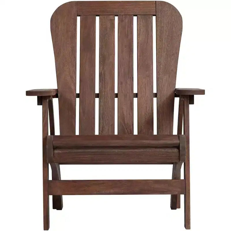 Teal Island Designs Dylan Dark Wood Outdoor Adirondack Chair