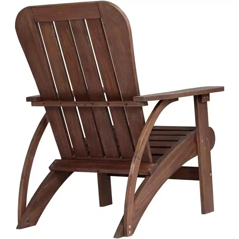Teal Island Designs Dylan Dark Wood Outdoor Adirondack Chair
