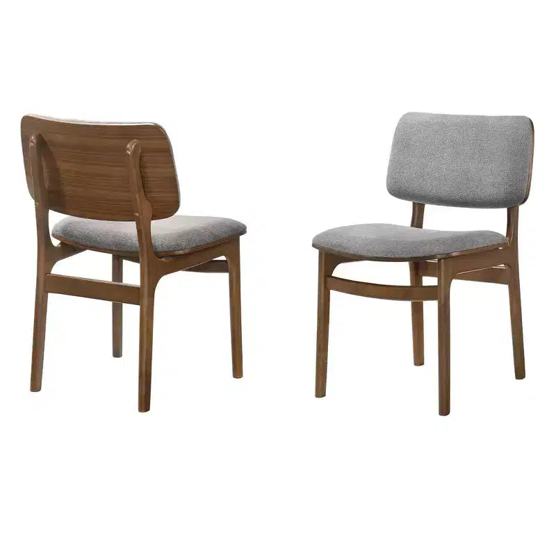Set di 2 sedie da pranzo in legno imbottite Lima - Armen Living