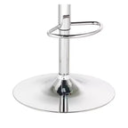 Studio 55D Groove Chrome Swivel Bar Stools Set of 2 30 High Modern Adjustable Black Cushion with Backrest Footrest for Kitchen Counter Height Island