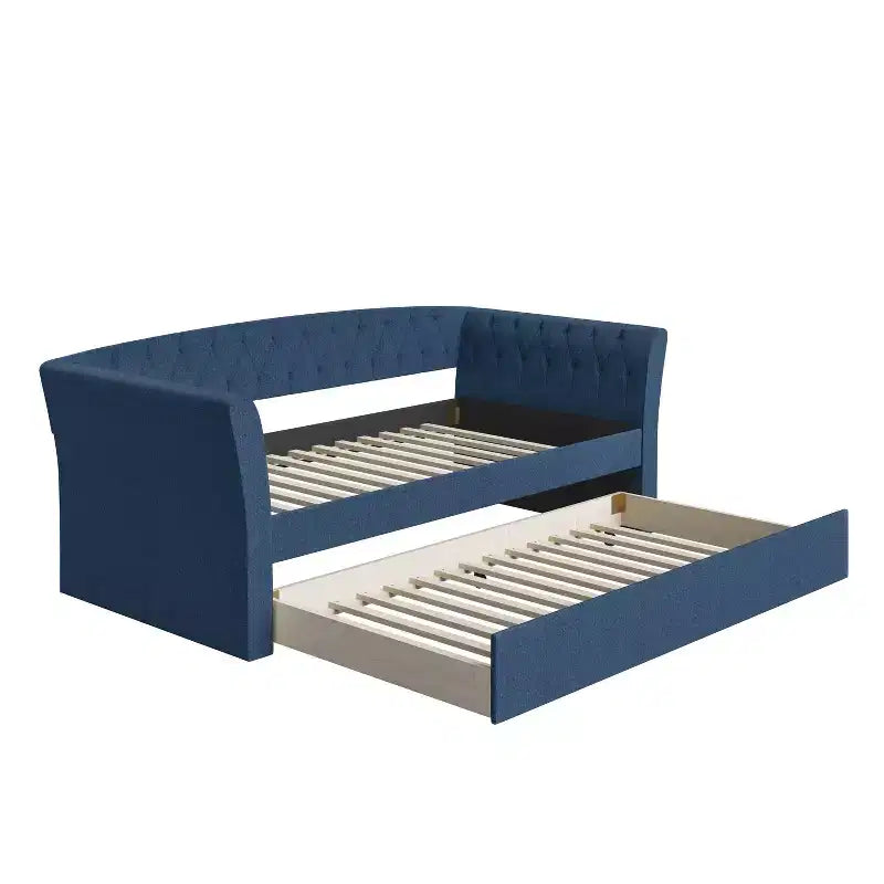 Divano Letto Singolo Olivia in Lino con Letto Estraibile - Eco Dream