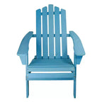 Northlight 36 Blue Classic Folding Wooden Adirondack Chair