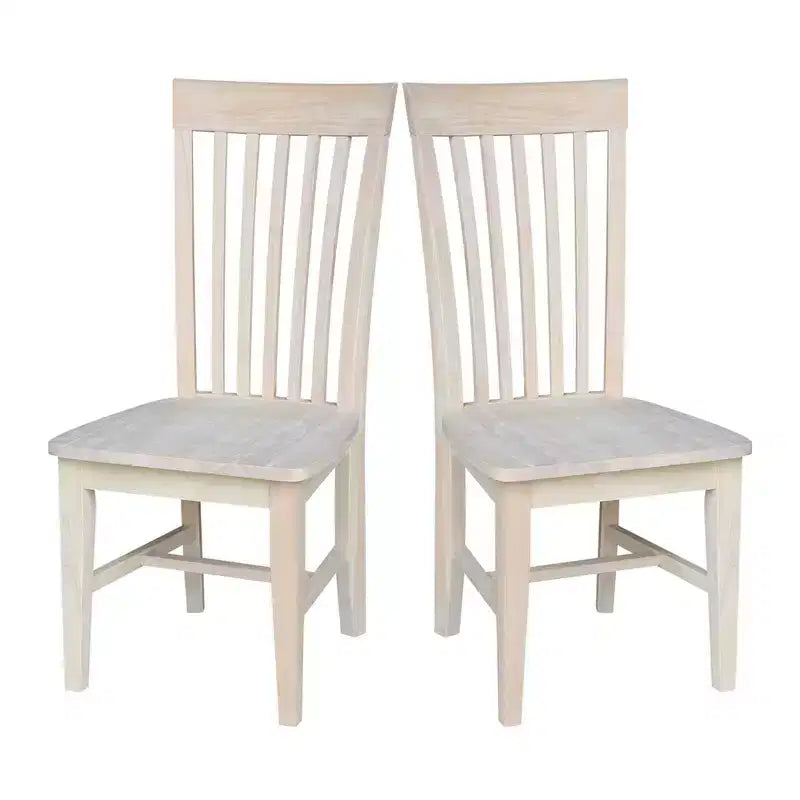 Set of 2 Tall Mission Chairs - International Concepts