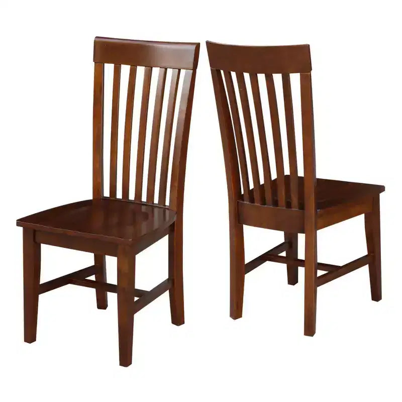 Set of 2 Tall Mission Chairs - International Concepts