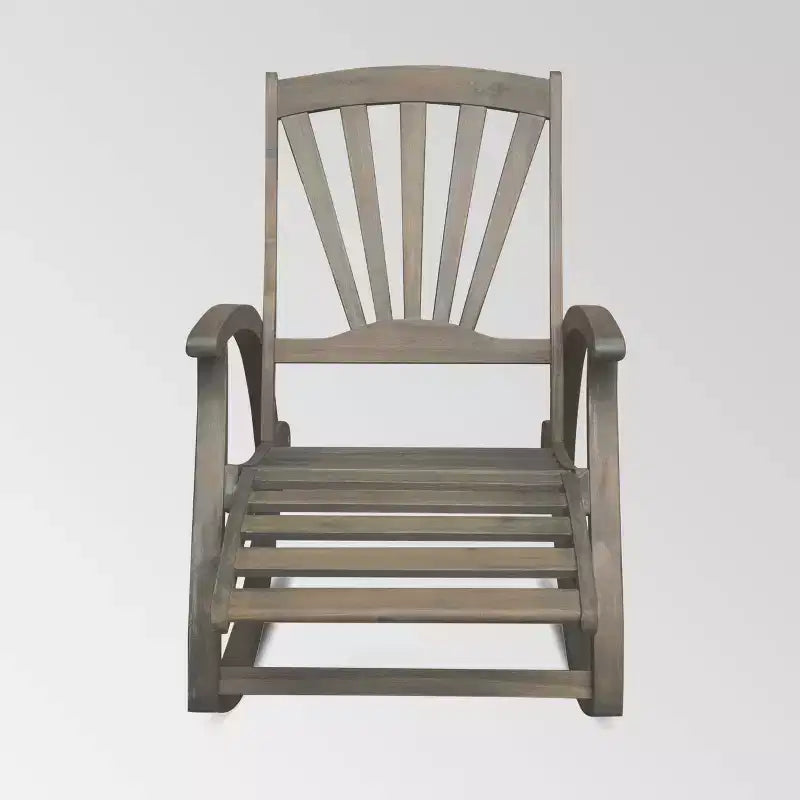 Sunview Acacia Wood Recliner Rocking Chair - Christopher Knight Home