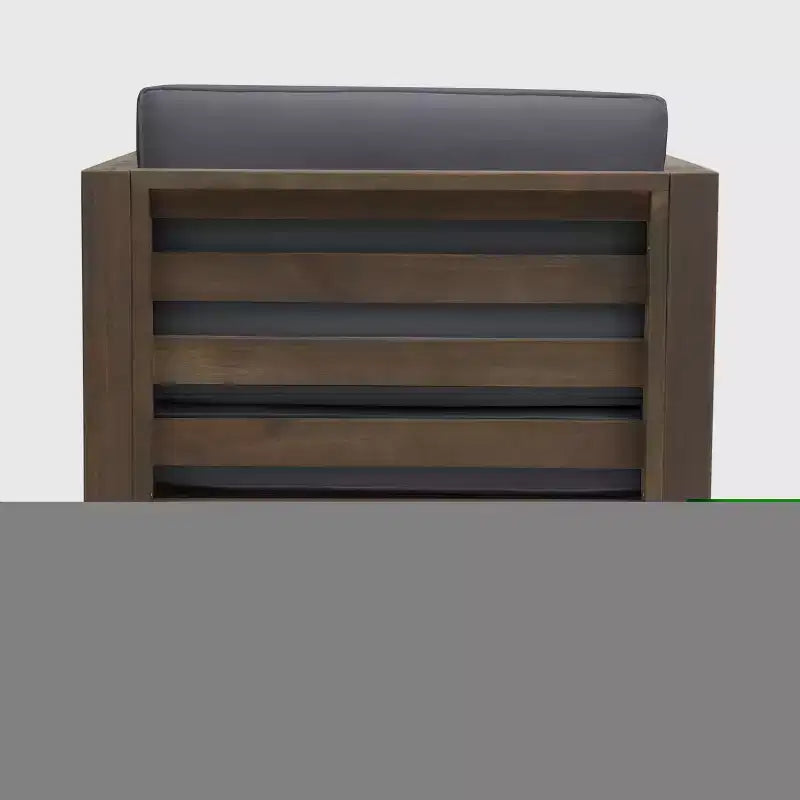 Oana 2PK Acacia Wood Club Chairs - Christopher Knight Home