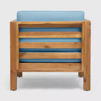 Oana 2PK Acacia Wood Club Chairs - Christopher Knight Home