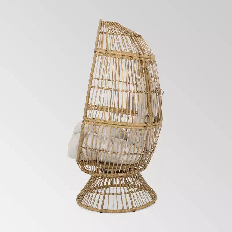Poltrona a uovo girevole Pintan Wicker - Christopher Knight Home