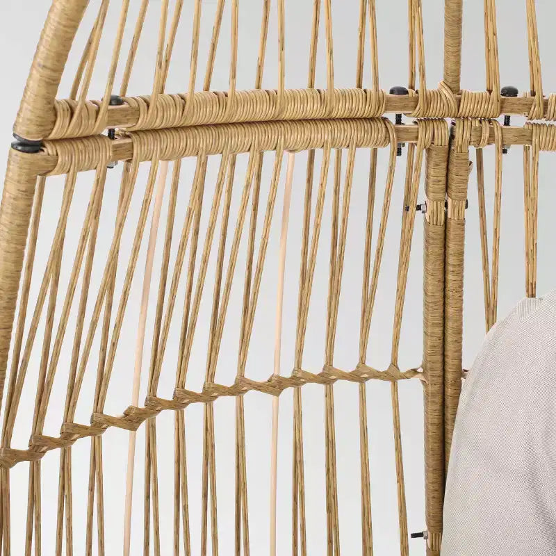 Poltrona a uovo girevole Pintan Wicker - Christopher Knight Home
