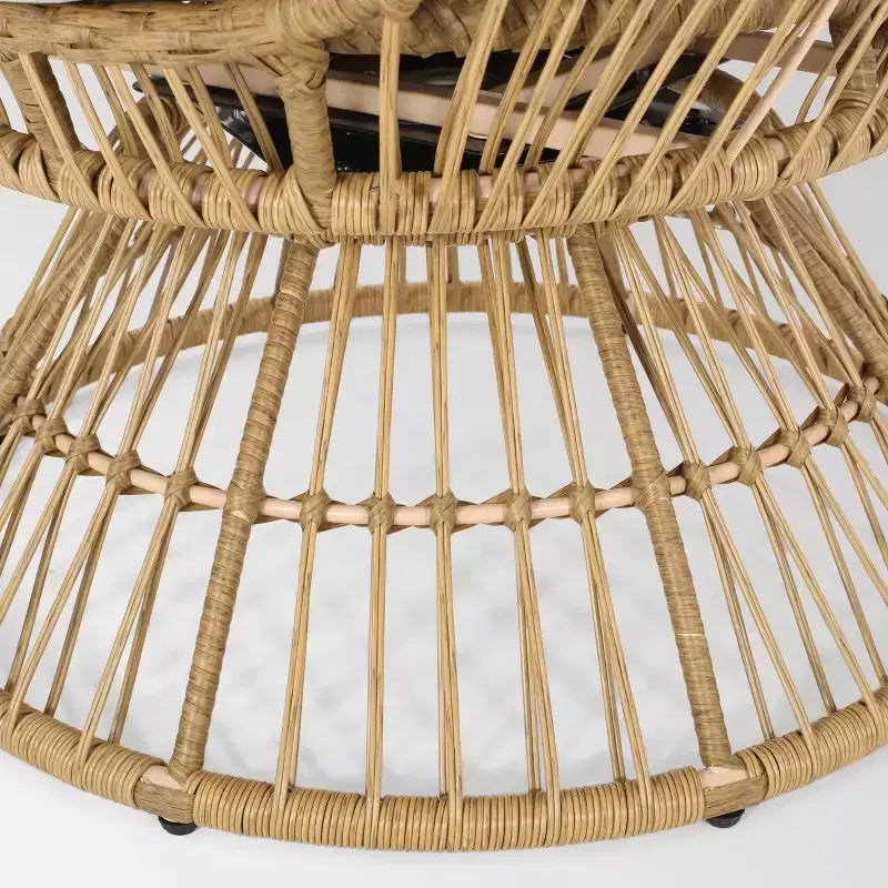 Poltrona a uovo girevole Pintan Wicker - Christopher Knight Home
