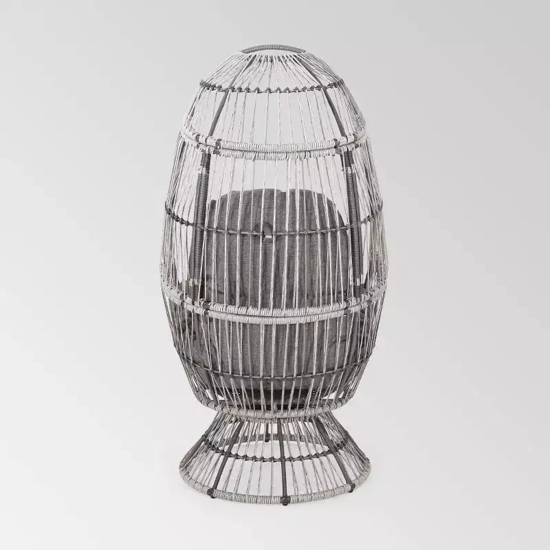 Poltrona a uovo girevole Pintan Wicker - Christopher Knight Home