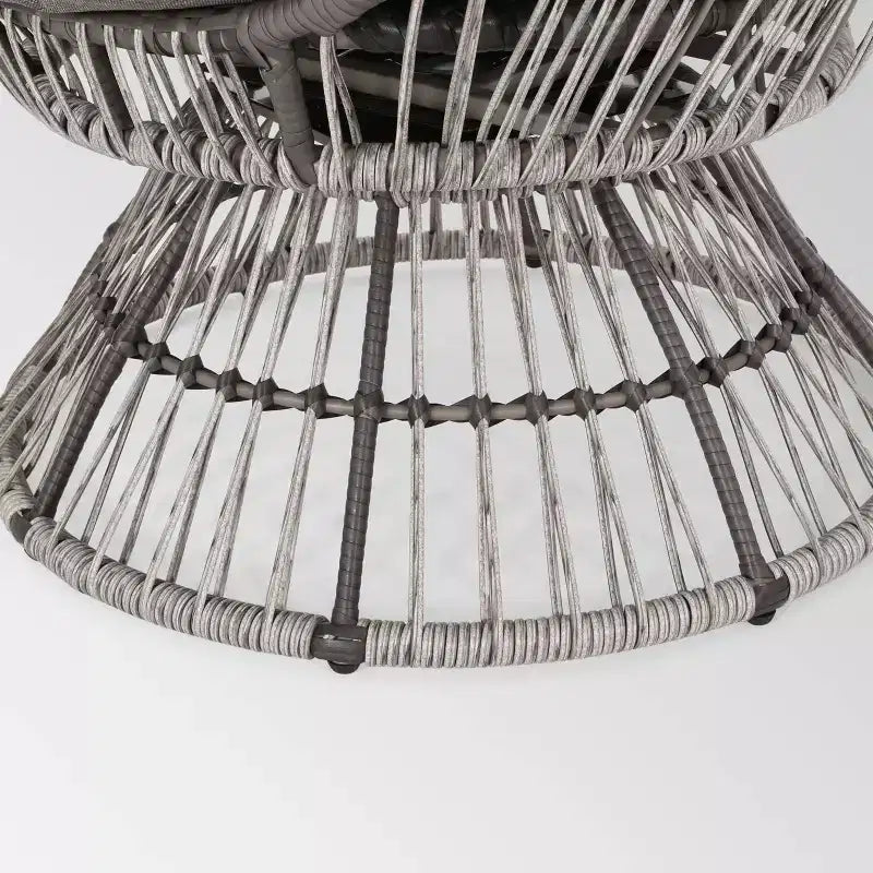 Poltrona a uovo girevole Pintan Wicker - Christopher Knight Home