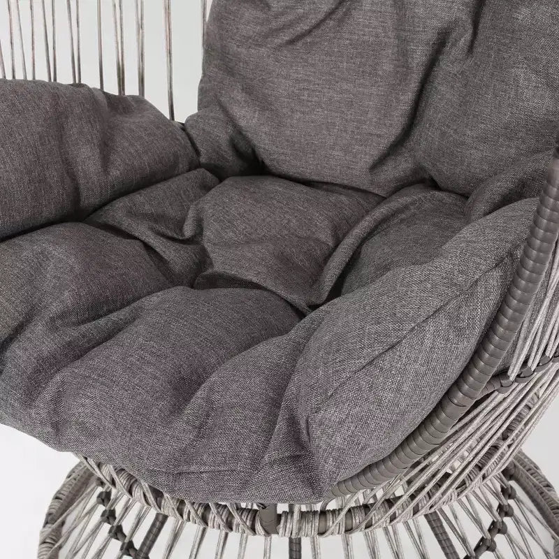 Poltrona a uovo girevole Pintan Wicker - Christopher Knight Home