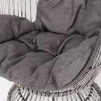 Poltrona a uovo girevole Pintan Wicker - Christopher Knight Home
