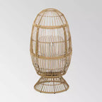Poltrona a uovo girevole Pintan Wicker - Christopher Knight Home