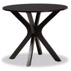 35 Kenji Wide Round Wood Dining Table - Baxton Studio