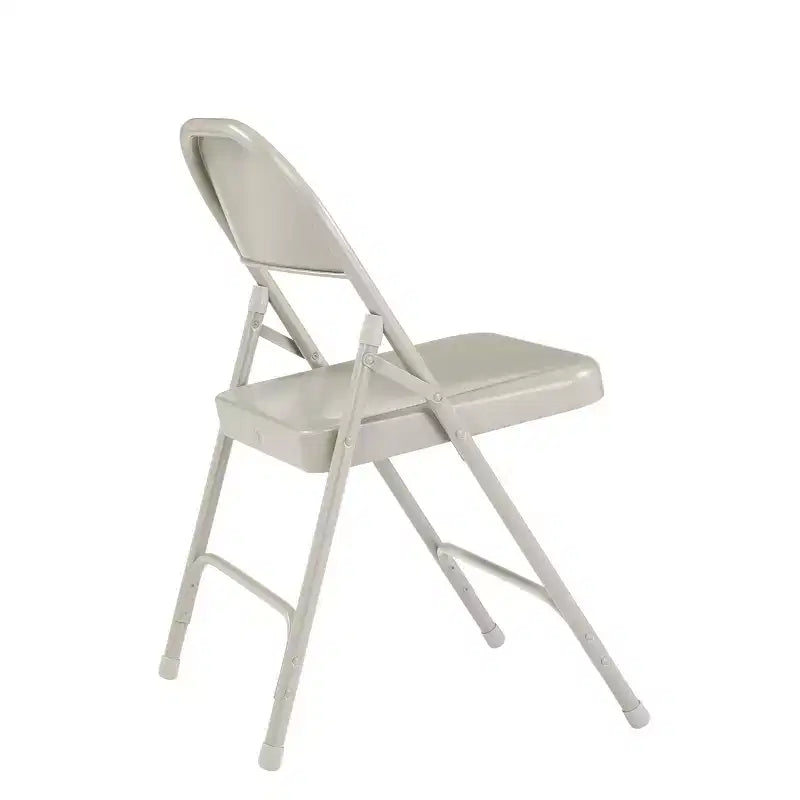 Set di 4 sedie pieghevoli in acciaio per impieghi gravosi - Hampden Furnishings