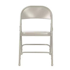 Set di 4 sedie pieghevoli in acciaio per impieghi gravosi - Hampden Furnishings