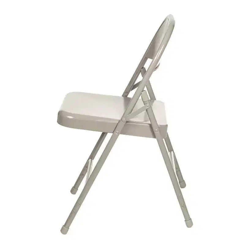 Set di 4 sedie pieghevoli in acciaio per impieghi gravosi - Hampden Furnishings