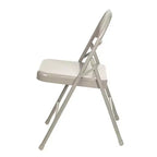 Set di 4 sedie pieghevoli in acciaio per impieghi gravosi - Hampden Furnishings