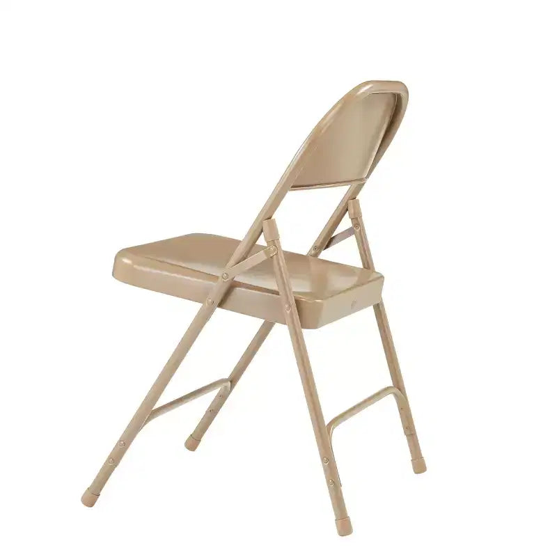 Set di 4 sedie pieghevoli in acciaio per impieghi gravosi - Hampden Furnishings