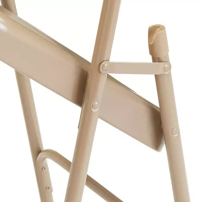 Set di 4 sedie pieghevoli in acciaio per impieghi gravosi - Hampden Furnishings