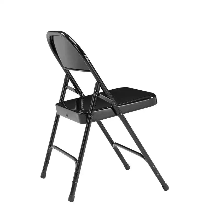 Set di 4 sedie pieghevoli in acciaio per impieghi gravosi - Hampden Furnishings