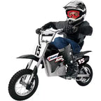 Razor MX400 Kid & Teen Dirt Rocket 24V Ride On High-Torque Electric Motocross Motorcycle Toy Dirt Bikes, Speeds up to 14 MPH, Black & Green, 2 Pack
