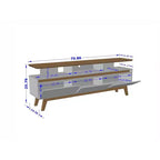 Yonkers TV Stand for TVs up to 65 - Manhattan Comfort