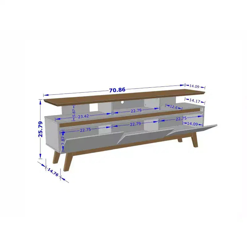 Yonkers TV Stand for TVs up to 65 - Manhattan Comfort